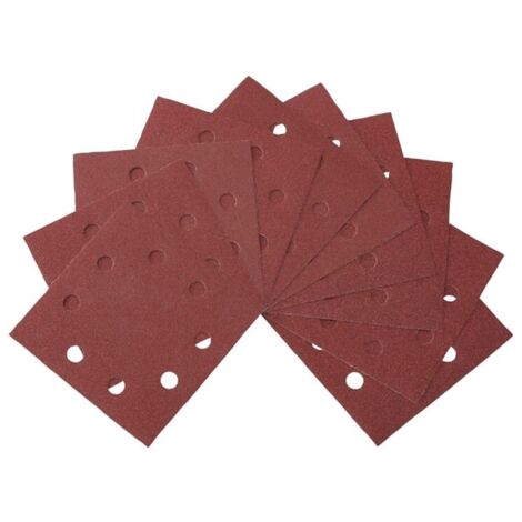 DEWALT - 1/4 feuille abrasive pour ponceuses vibrantes grain 240 - 8 perforations 115x115 mm (1/2)