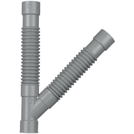 Wirquin – Raccord d'évacuation PVC universel à coller en Y Ø40 mm – Matériau PVC flexible – Installation facile avec colle PVC (1/4)