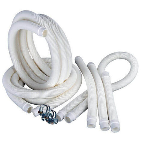 GRE – Kit complet de tuyaux d'aspiration pour filtration 38mm – 5 tuyaux de 0,40 à 4,5m – Colliers de serrage inclus – Traitement anti-UV (1/4)
