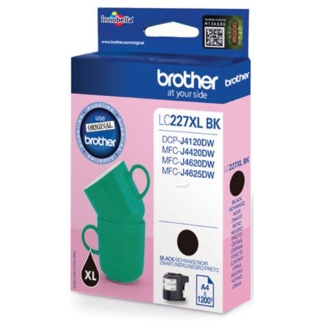 Ink-jet brother lc-227xl negro dcp-j4120dw / mfc-j4420dw / j4620dw / j4625dw 1200 pag (1/2)
