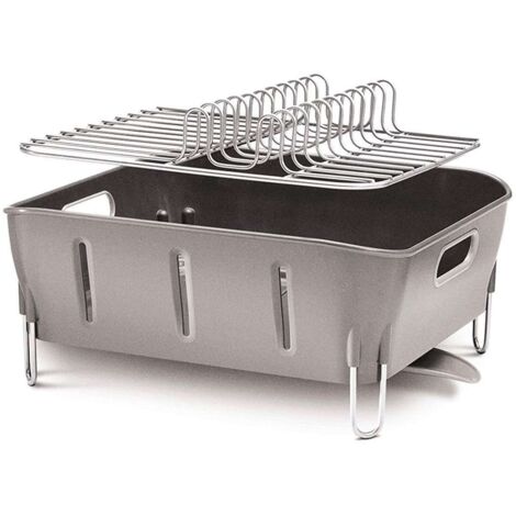 Simplehuman Accessoires de cuisine - Égouttoir 370x326x172 mm, gris KT1106 (1/5)