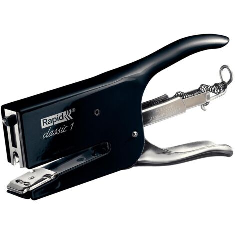 Rapid Retro Classic K1 pince agrafeuse noire bureau