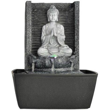 Fontaine Bouddha en méditation Nirvana (1/6)