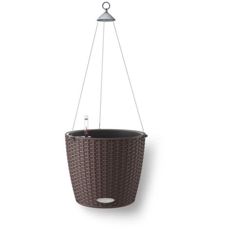 Jardinière Suspendue Lechuza Nido Cottage Kit Complet - Différents Coloris Moka (1/5)