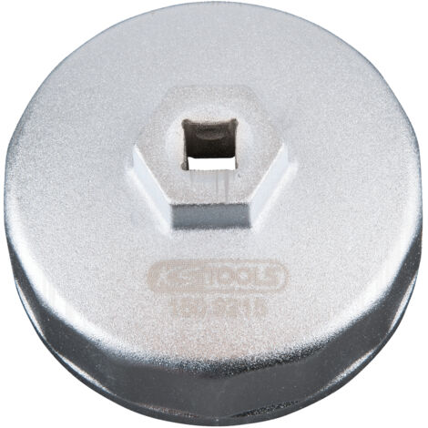 KS Tools - Cloche filtre à huile 3/8 74,2mm 14 pans du coffret 150.9210. - 150.9215 (1/3)