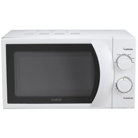Candy – Micro-ondes à poser 20L 700W – 6 niveaux de puissance – Plateau tournant 24,5 cm – Dimensions H26,2 x L45,2 x P33,5 cm (1/5)