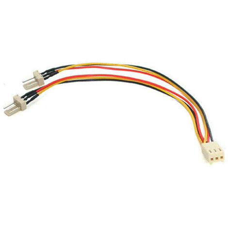 StarTech.com Câble Y d'alimentation pour Ventilateur TX3 - Câble Répartiteur 3 broches pour PC -15cm - 0,152 m - Molex (3-pin) - Molex (3-pin) - Male connector / Female connector - 22 mm - 83 mm (TX3S (1/2)