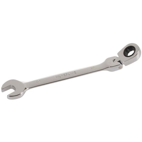 Silverline - Clé Mixte à Cliquet Et à Tête Inclinable - 10 Mm (1/8)