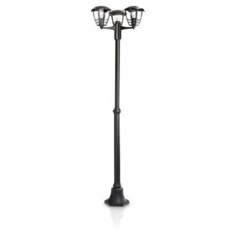 Lampadaire de jardin Creek noir 3x E27 Philips myGarden 15385/30/16 (1/5)