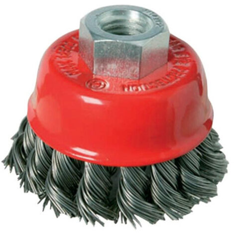 BROSSE À FILS MÉTALLIQUES TORSADÉS 65 MM SILVERLINE 733234