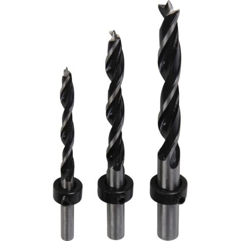 Silverline - Forets Pour Chevilles De Bois, 3 Pcs - 6, 8 Et 10 Mm (1/2)