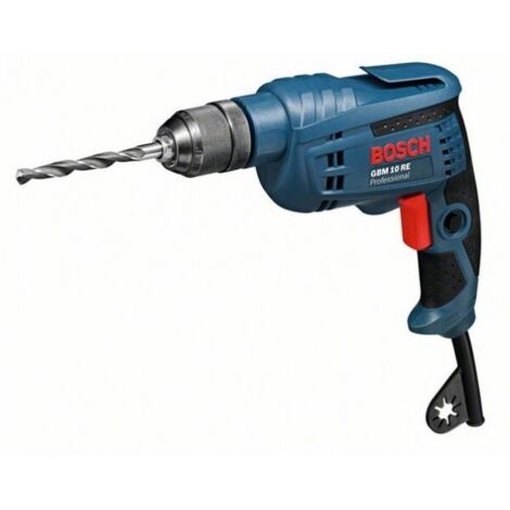 Bosch Professional – Perceuse-visseuse électrique 600W – Mandrin 1-10 mm – Couple 20Nm pour perçage acier et bois – Léger et ergonomique pour zones difficiles - GBM 10 RE (1/10)