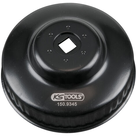 KS Tools - Cloche pour filtre à huile 3/8'', diamètre 93 mm / 45 cannelures - 150.9345 (1/3)