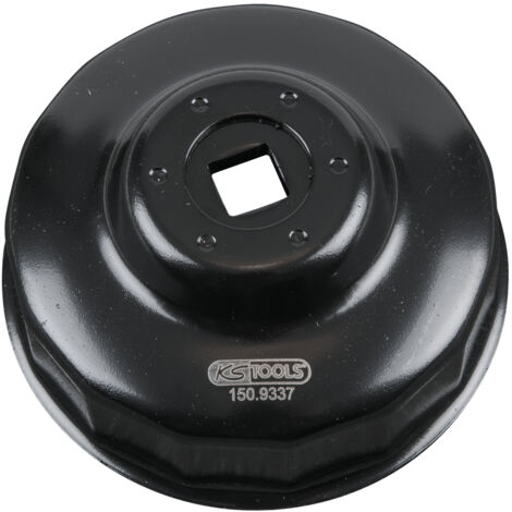KS Tools - Cloche pour filtre à huile 3/8'', diamètre 74 mm / 15 cannelures - 150.9337 (1/4)