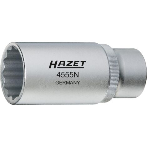 Douille spéciale pour injecteurs 4555N ∙ Carré creux 1/2 pouce (12,5 mm) ∙ Profil à 12 pans extérieurs ∙ Taille 27 mm (1/2)
