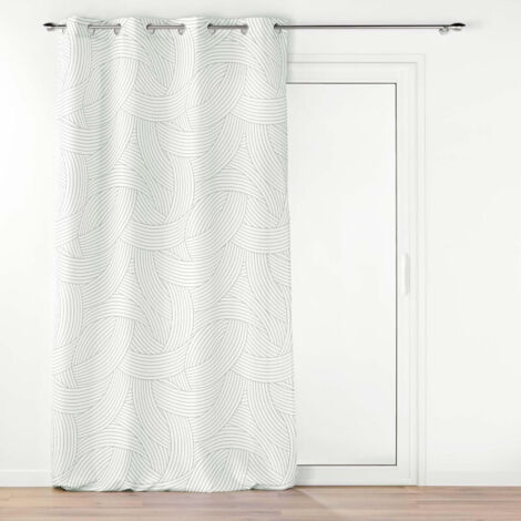 Rideau a oeillets 140 x 260 cm polyester imprime Linea (1/4)
