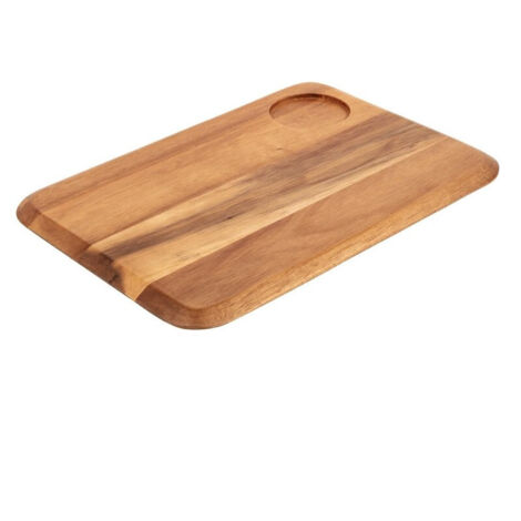 Planche de Présentation Arrondie en Acacia 340 x 240 mm - Olympia (1/5)