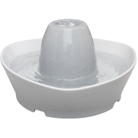 Fontaine pour animaux PetSafe StreamSide en céramique 1,8 L - Idéale pour les chats et les petits chiens, silencieuse, sans eau (1/5)
