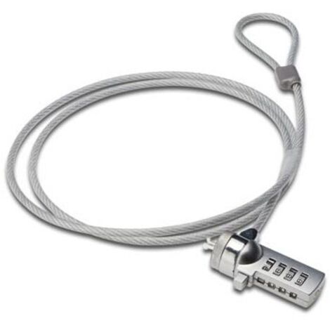 Ewent - cable antivol avec serrure pour ordinateur portable (1/3)