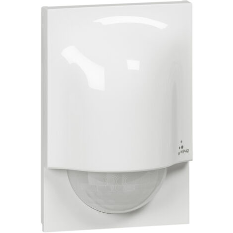 Legrand – Détecteur de mouvement infrarouge 140° 3 fils avec neutre IP42 – Portée 8m – Réglage luminosité 10 à 1275 lux – Installation murale en saillie