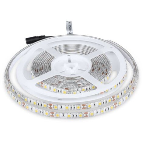 Rouleau de 5 mètres STRIP LED SMD 5050 IP65  Température de Couleur: Blanc neutre 4000K (1/5)