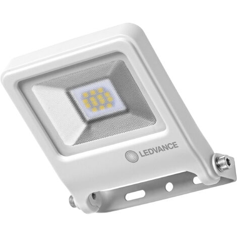 LEDVANCE ENDURA FLOOD LED PROJECTEUR EXTÉRIEUR BLANC 10 WATTS - 1600 LUMENS BLANC CHAUD 3000K ETANCHE IP65 (1/7)