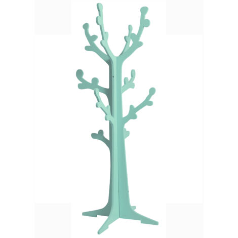 Arbre portant en forme de cerisier Bleu azur 45x120cm (1/2)
