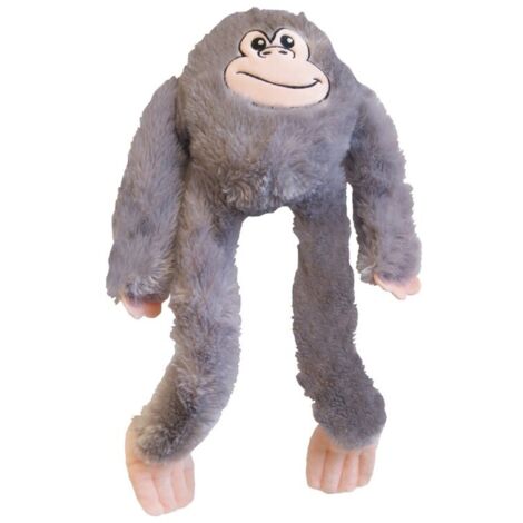 Jouet pour chien en peluche Gloria Iwazaru Singe Gris