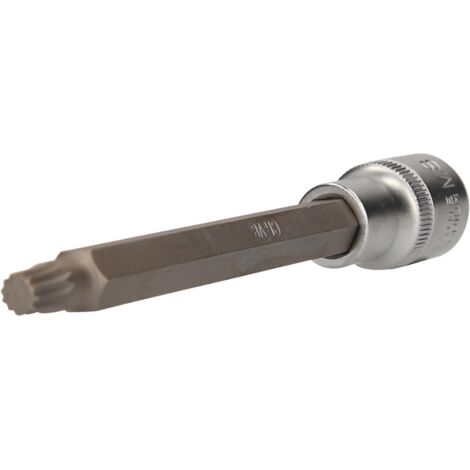 BRILLIANT TOOLS Douille d'embout XZN 1/2" longue de 200 mm M8 - BT022960 (1/4)