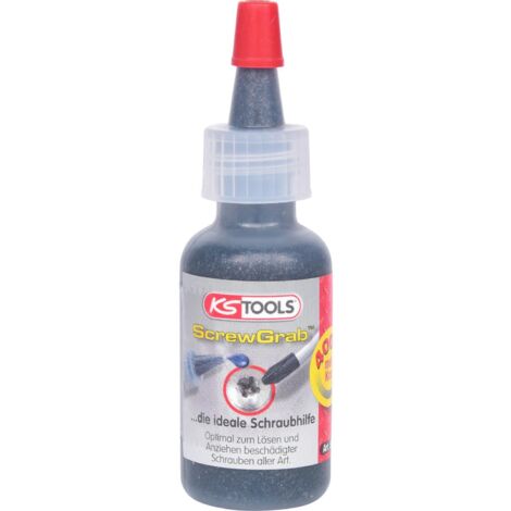 Kstools – Preneur de vis 15 ml – Augmente l'adhérence de 400% – Pour têtes de vis abîmées – Lavable et non toxique (1/5)