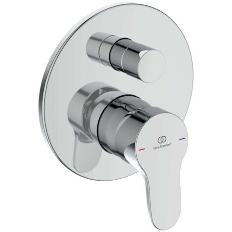 Ideal Standard Cerabase - Mitigeur encastré 2 sorties, avec corps d’encastrement, chrome A7393AA (1/4)