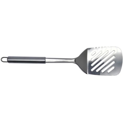 Spatule de cuisine ajourée en inox 33 cm Fackelmann Elemental (1/5)