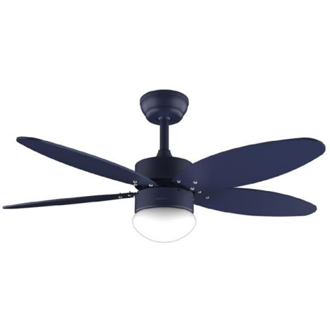 Cecotec – Ventilateur de plafond 42 pouces – 5 pales – Moteur DC 40W – 6 vitesses – Lampe LED avec 3 teintes – Télécommande incluse (1/5)