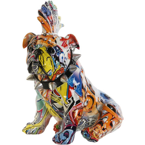 Esprit Figurine Chien Multicolore en Résine 17x25x27 cm (1/3)