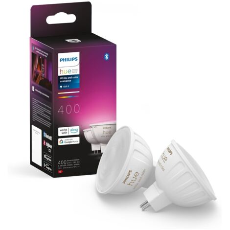 Philips Hue White And Color Ambiance, Ampoule Connectée Mr16, Compatib (1/10)