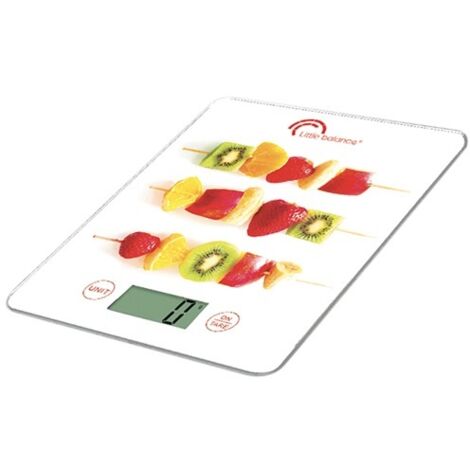 Balance de cuisine electronique 5kg/1g blanc - Little Balance - 8549 (1/4)
