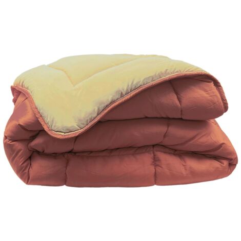 Couette enfant bicolore Terracotta 100x140 cm (1/2)