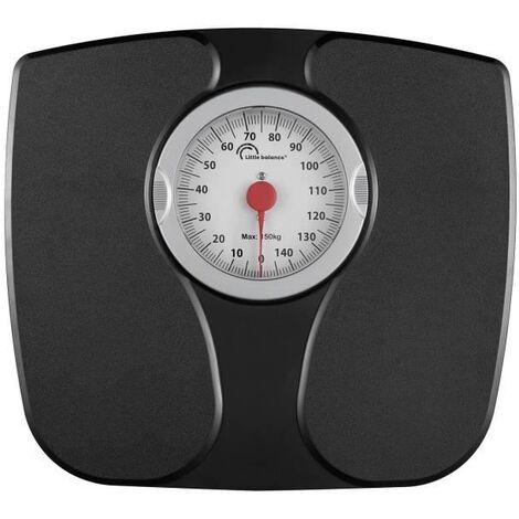 Pèse-personne - LITTLE BALANCE - 8727 - Comfort 150 - Balance mécanique - 150 kg / 1 kg - Noir (1/2)