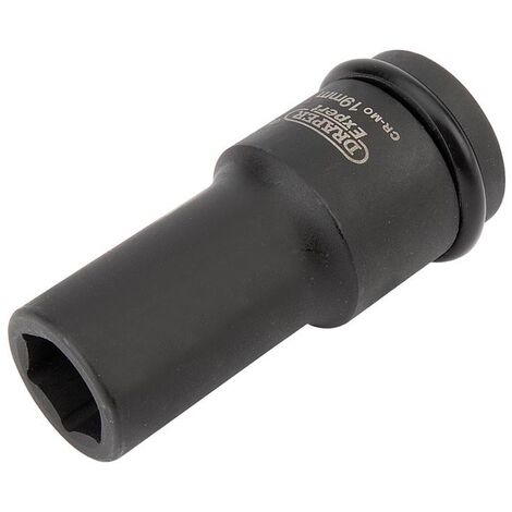 Draper 419D-MM Expert 19mm 3/4in Square Drive Hi-Torq 6 Point Deep Impact Socket