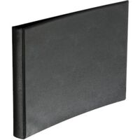 Classeur 4 anneaux carton plastifié Exacompta A3 dos 4 cm noir