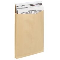 Pochettes kraft - enveloppes à ouverture latérale - 120g 229 X 324 mm - soufflets de 3 cm - Boite de 50 - Maxiburo