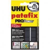 Colle multi-usage Patafix Propower – Lot de 21 pastilles – Ultra-résistante jusqu'à 3 kg – Résiste aux UV et humidité – UHU