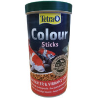 Tetra Pond Color Color Sticks, Aliments pour poissons d'tang, 1 L