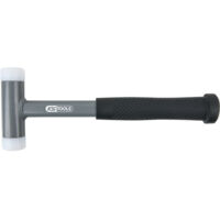 Kstools – Maillet anti-rebond 290 mm – Tête interchangeable en polyamide – Manche tube acier 480 g – Frappe précise sans rebond