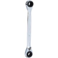 Kstools – Clé polygonale à cliquet 4 en 1 – 72 dents – 8x9x10x11mm – Acier chrome vanadium – Mécanisme réversible pour espaces restreints