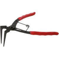 KS Tools - Pince à circlips pointes longues, coudée à 90°, L. 185 mm - 500.1037