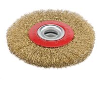 Silverline – Brosse circulaire en acier laité 125mm – Compatible meuleuse – Pour métal et bois dur – Coupe nette sans éclat – Diamètre alésage 20mm