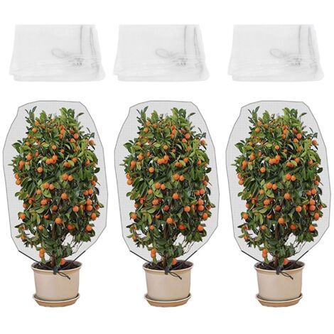 Lot de 3 Filets de Protection Anti-Insectes pour Jardin – Maille de Barrière pour Arbres, Plantes et Fleurs,de DEBUNS