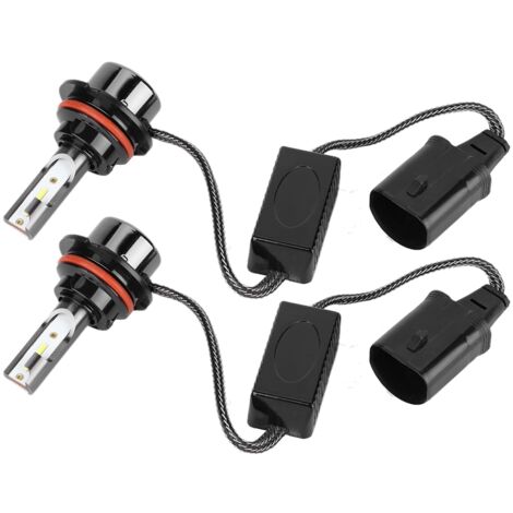 2 pièces de kit de conversion de phare LED 9004 60W pour voiture, lampe de phare, lampe de brouillard,de DEBUNS (1/5)