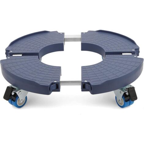 Porte Plante a Roulettes Rotation à 360°, Capacité De 200 KG, Plateau Roulant Réglable Ø 40-54cm, Support de Pot de Fleur pour Intérieur à Extérieur, Plante,Pied de Parasol,Poubelle,Bleu..DEBUNS (1/5)